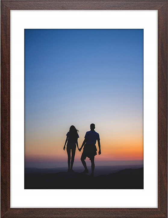 

Ramka Na Zdjęcia 50x70 CM Drewniana Wenge Foto