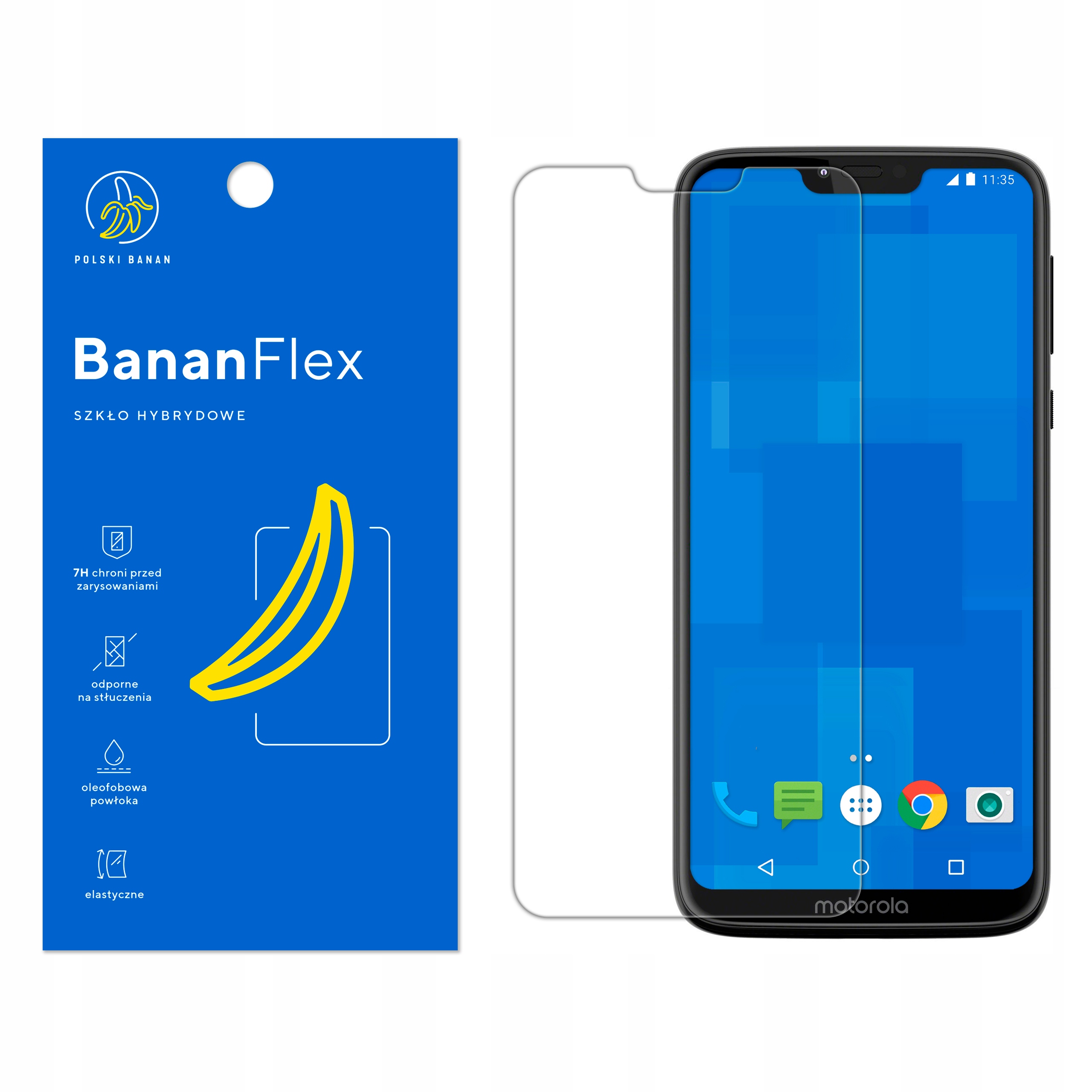 

Szkło Hybrydowe 7H do Motorola Moto G7 Power