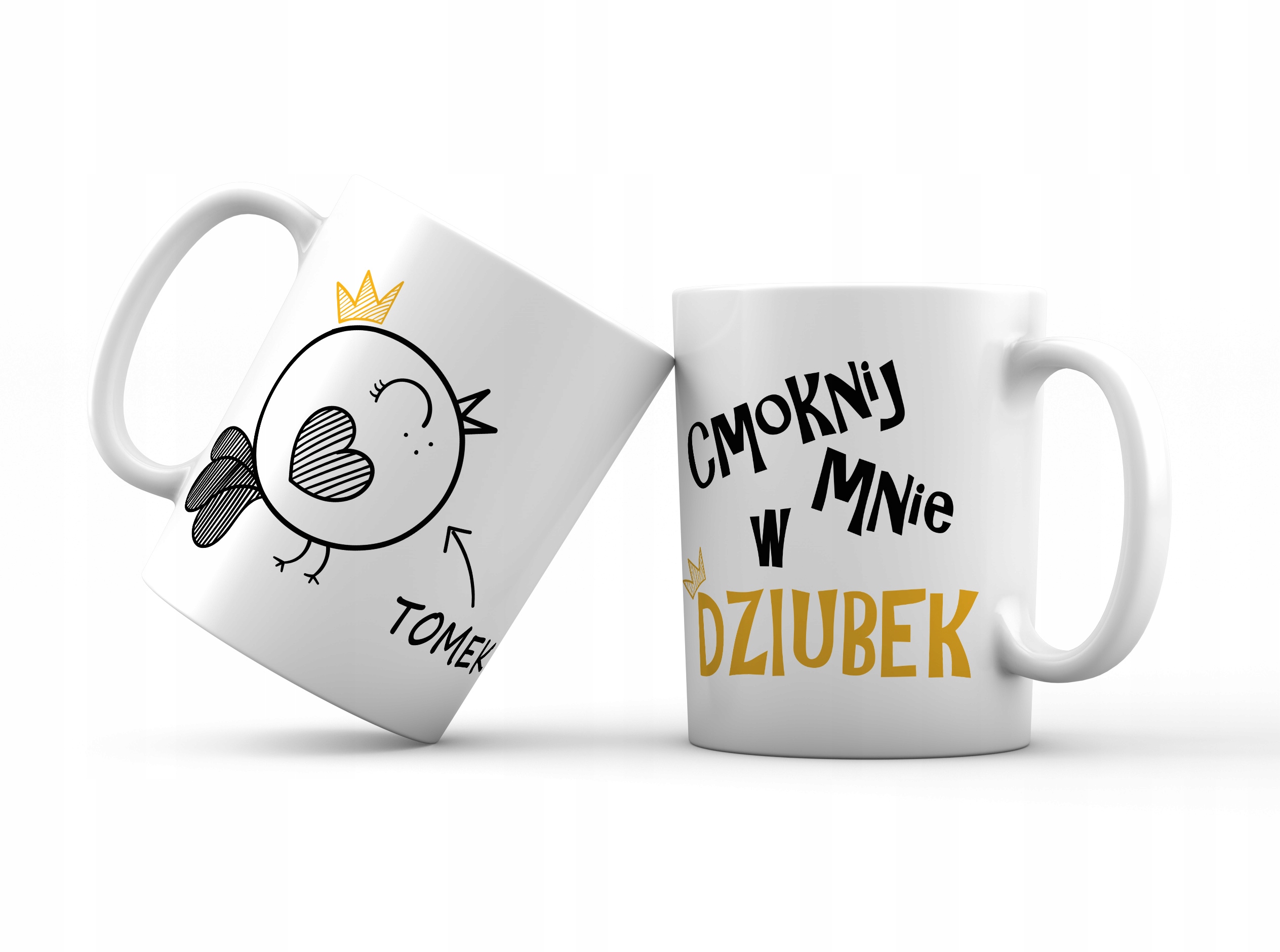 

Kubek prezent Imienny cmoknij mnie leniwiec Motto