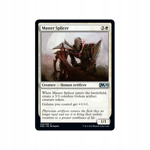 Mtg 2x Master Splicer Foil (u)