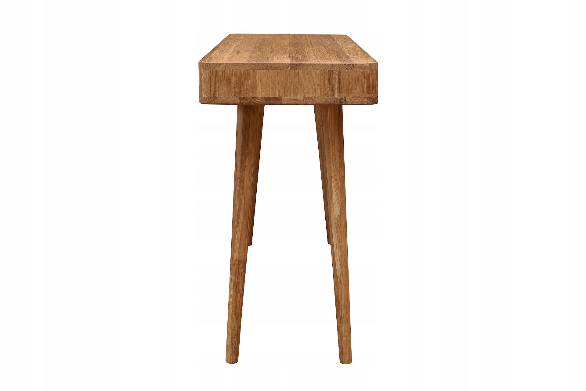 TOALETKA Z DĘBU SCANDI, 110x43xh75 cm, DREWNIANA Szerokość mebla 110 cm