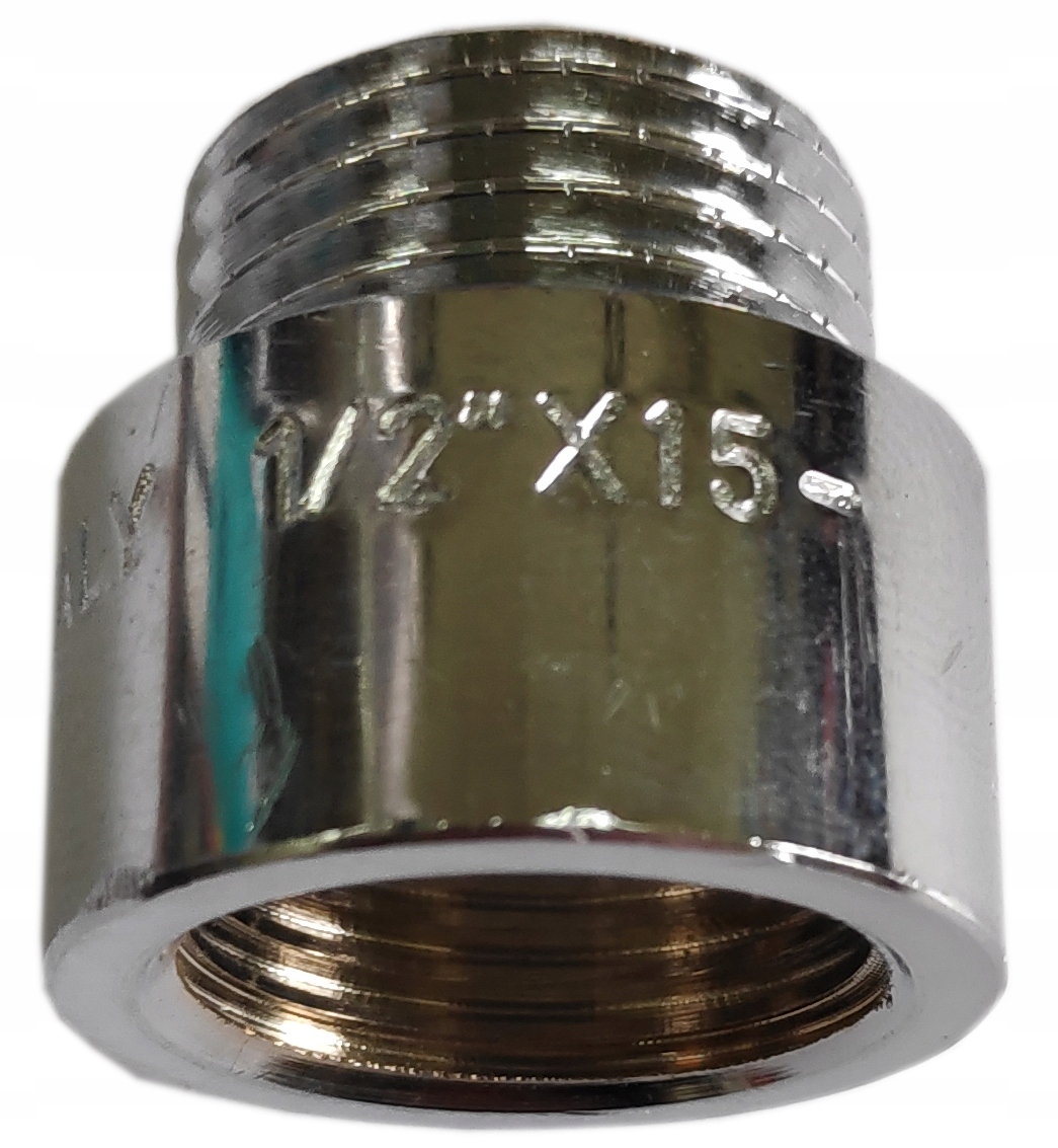 

Przedłużka mosiężna Chrom 1/2" 15mm Effebi