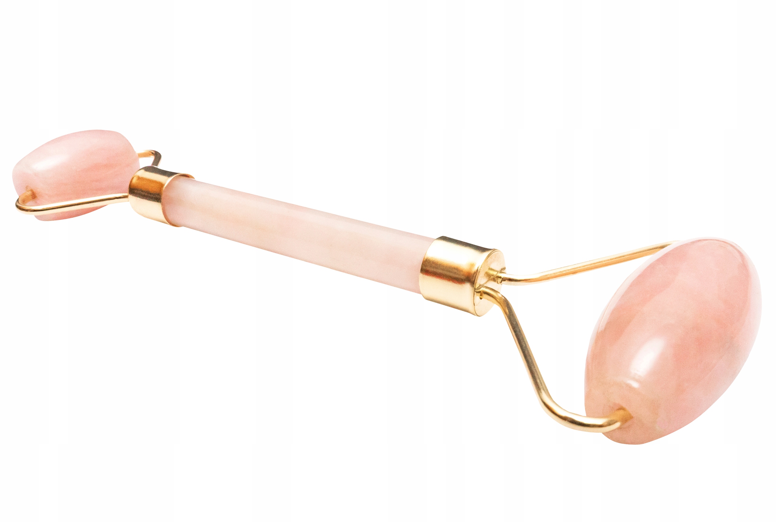 WAŁEK JADEITOWY MASAŻER TWARZY Z KWARCU RÓŻOWEGO