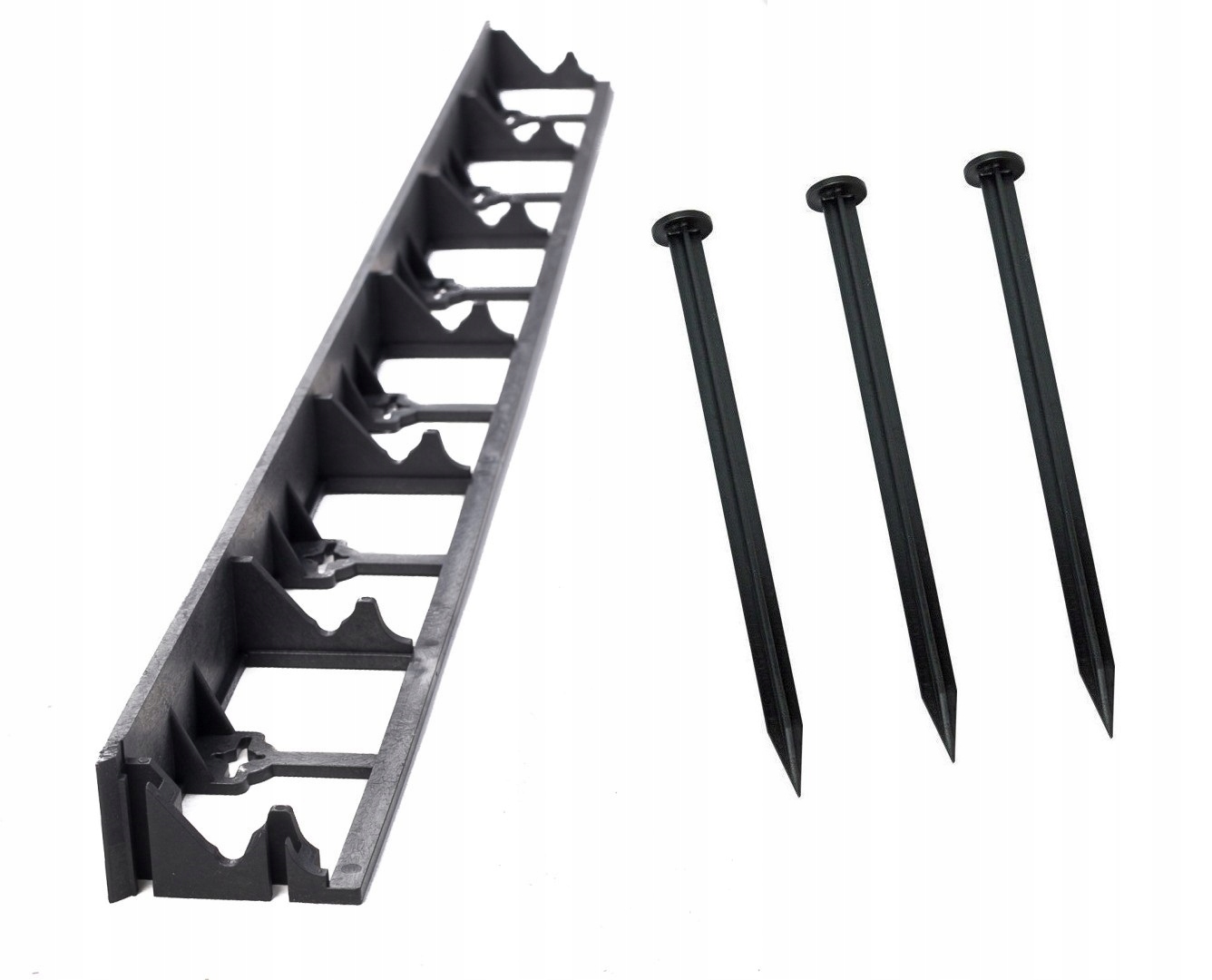 

58 Obrzeże 55mm krawężnik bord - 1m + 3 kotwy 25cm