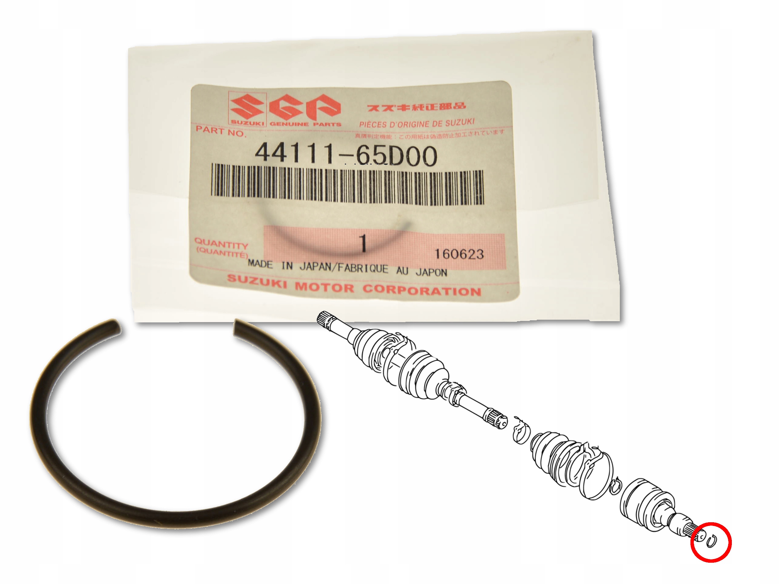 

Zabezpieczenie Półosi Przegubu 44111-65D00 Suzuki