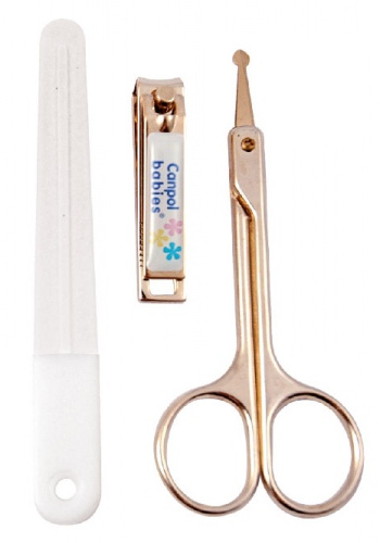 CANPOL zestaw DO PAZNOKCI nożyczki CĄŻKI pilniczek