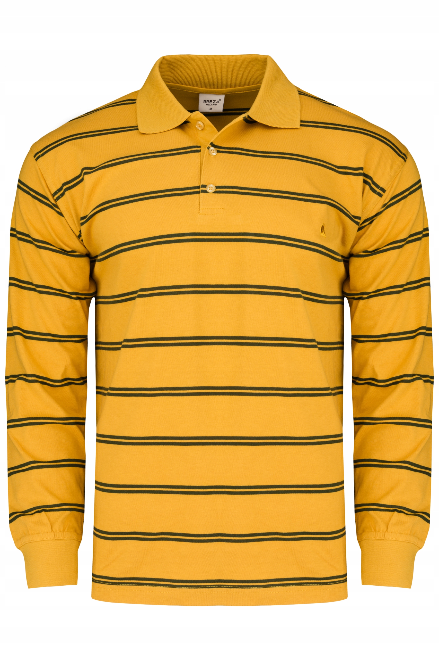 

Letnia bawełniana bluza polo w paski____M