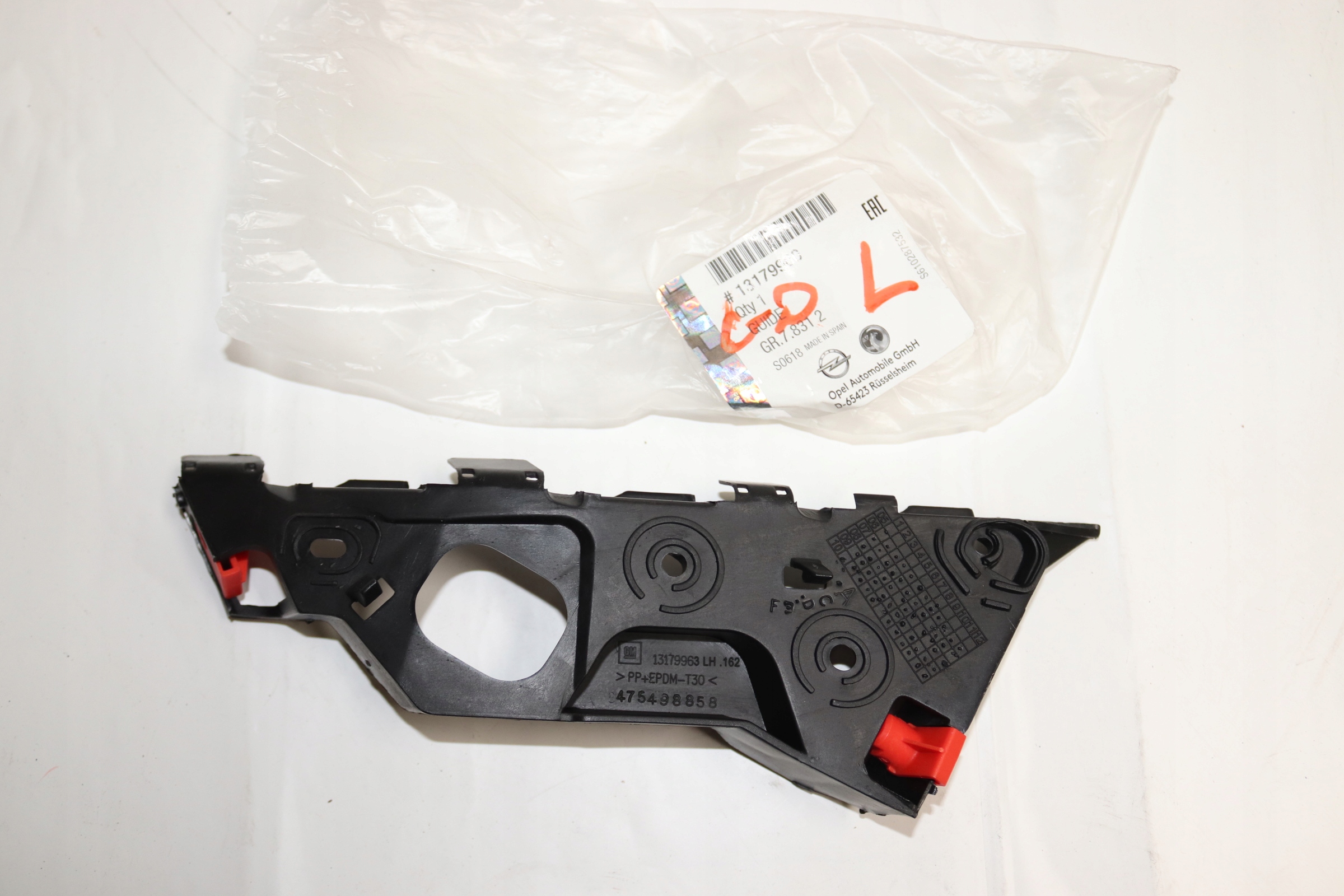 

Opel Corsa D Ślizg Wspornik Ślizg Zderzaka Lewe