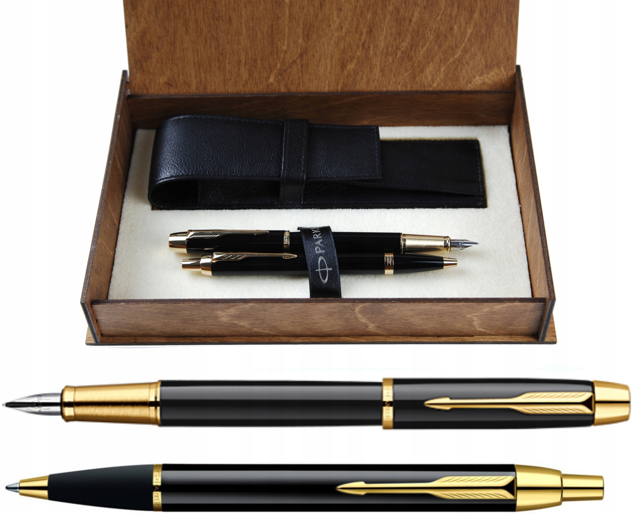 

Parker IM pióro długopis Drewno Grawer Rr 1Z28