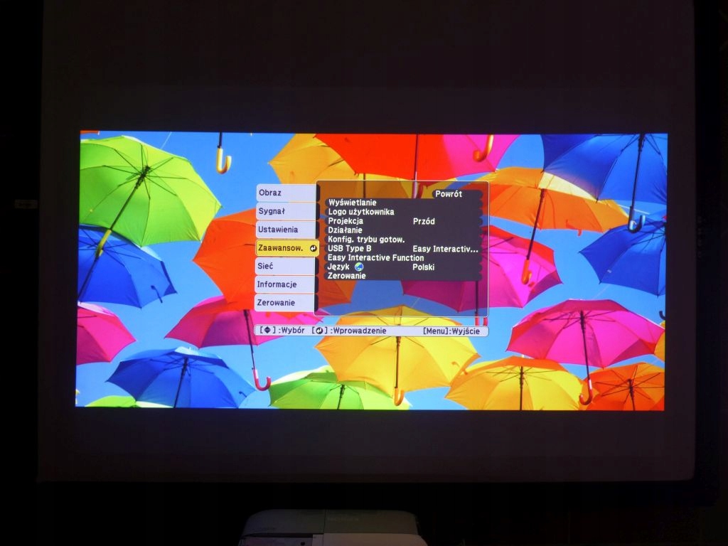PROJEKTOR RZUTNIK INTERAKTYWNY EPSON EB-475Wi HDMI Wbudowane głośniki tak