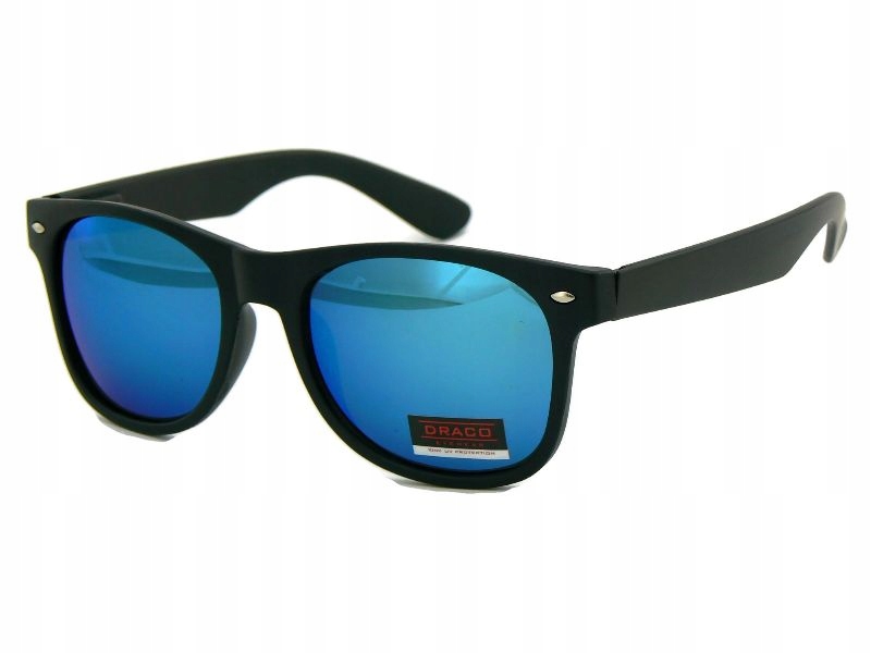 

Okulary Słoneczne Nerdy niebieskie Mat Tęczowe Uv