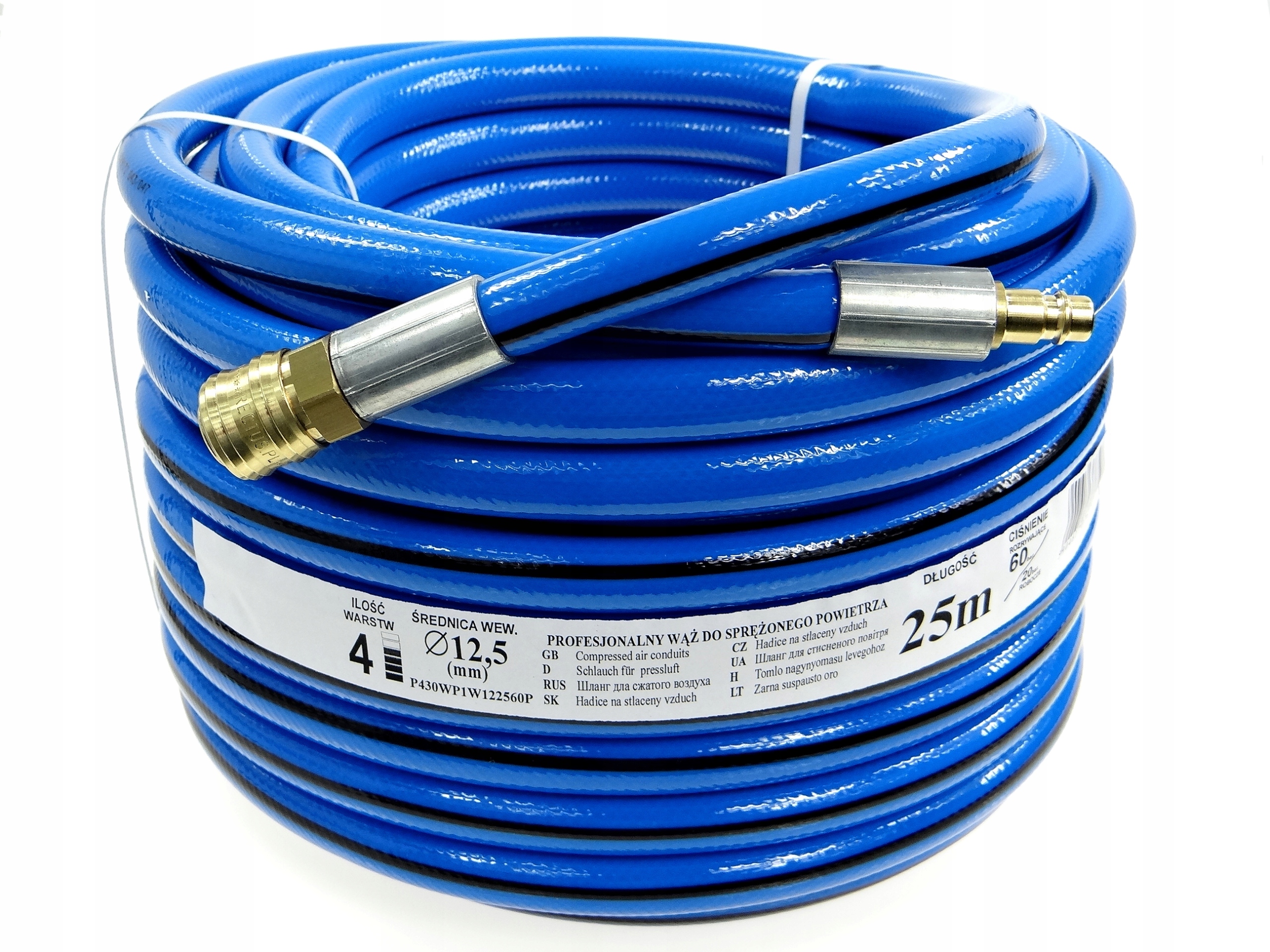 

Wąż Przewód Do Powietrza Kompresor Fi 12,5 mm 25 m