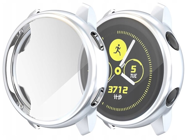 

Srebrne Etui Case do Samsung Galaxy Watch Active