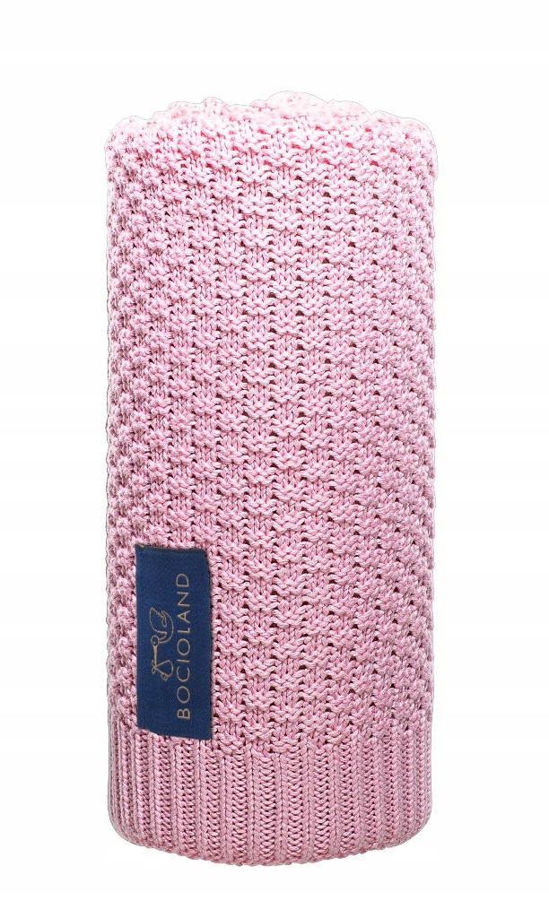 

Kocyk bambusowy bawełniany dzianinowy bambus Róż