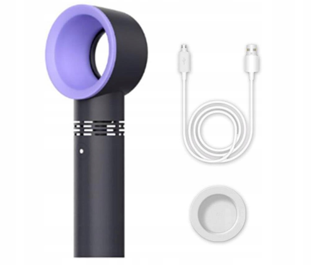 MINI WENTYLATOR BEZPRZEWODOWY BEZŁOPATKOWY CZARNY Marka Eurotech