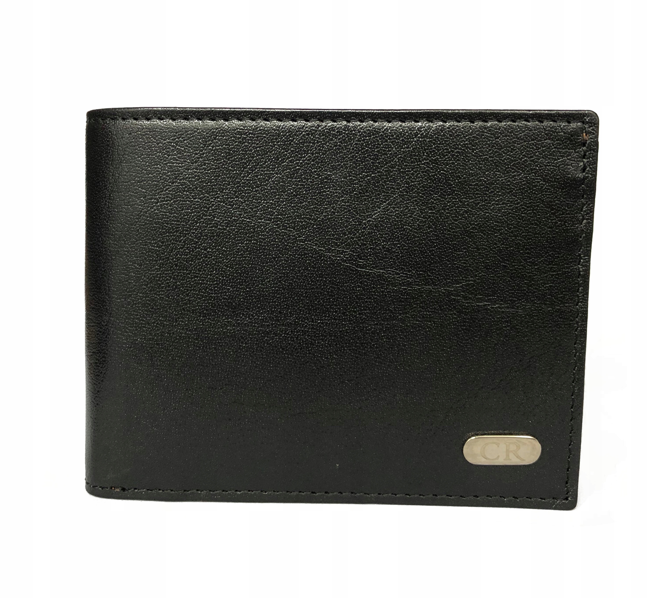 MĘSKI PORTFEL Z OCHRONĄ KART RFID - SKÓRZANY