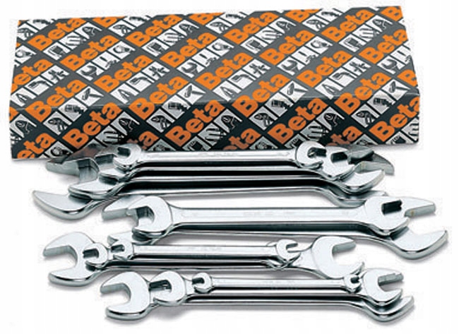 BETA KOMPLET 8 KLUCZY PLASKICH DWUSTRONNYCH 55 S8