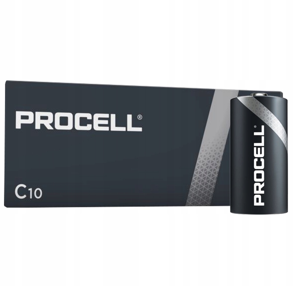 10x Baterie Alkaliczne Duracell Procell C LR14 R14