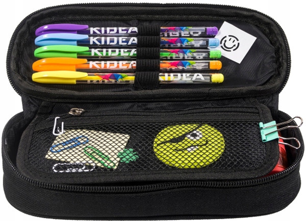 PIÓRNIK SZKOLNY SASZETKA ETUI KOSMETYCZKA BACKUP A40 VENOM LAVA EAN (GTIN) 5901130099924