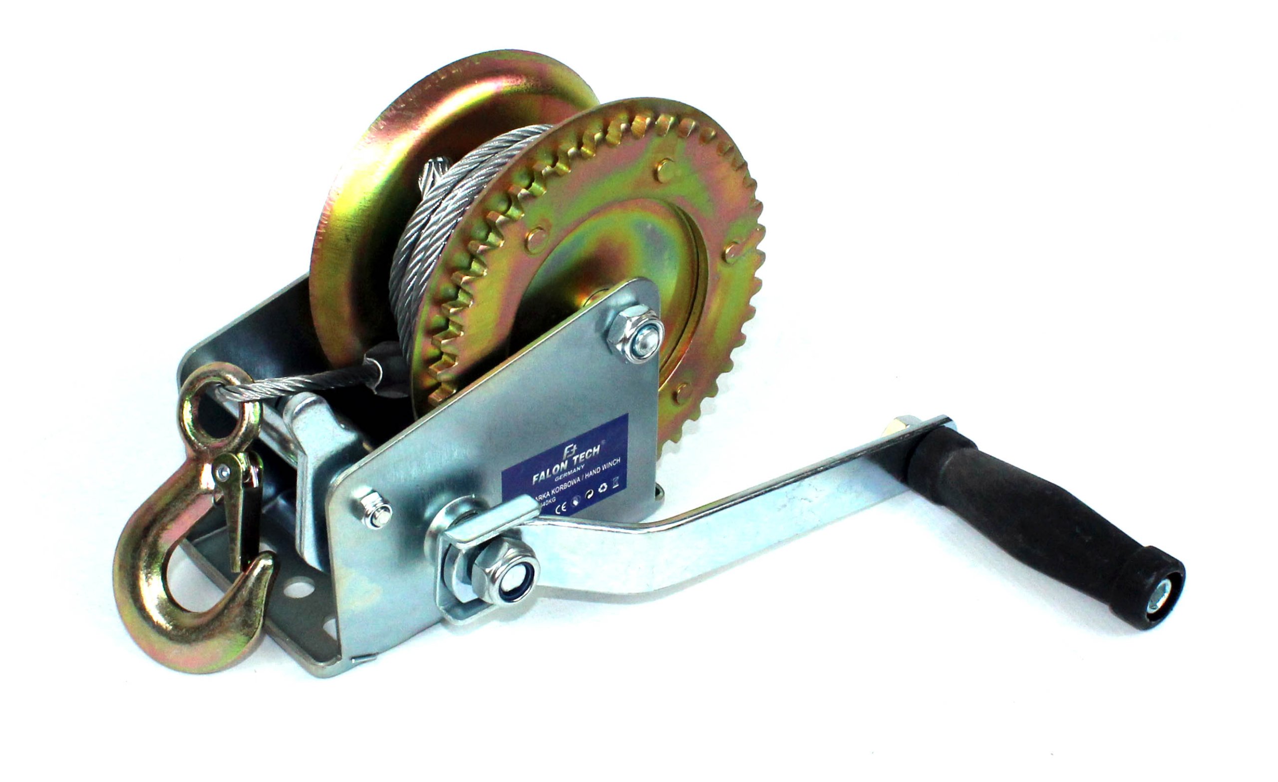WYCIĄGARKA WCIĄGARKA LINOWA RĘCZNA NA KORBĘ 545kg EAN (GTIN) 6920410022697