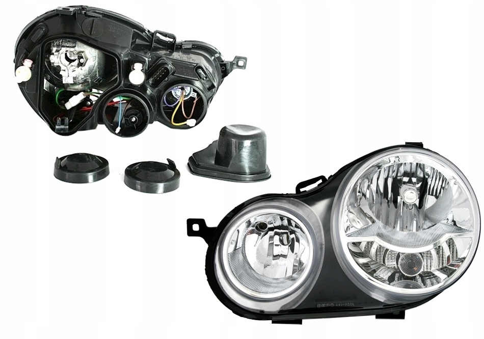 LAMPA REFLEKTOR VW POLO 9N 01-05 DEPO NOWY LEWY
