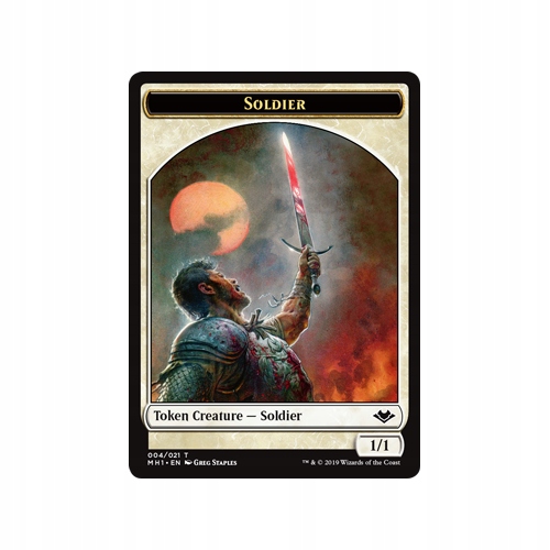 Mtg Soldier Token Foil