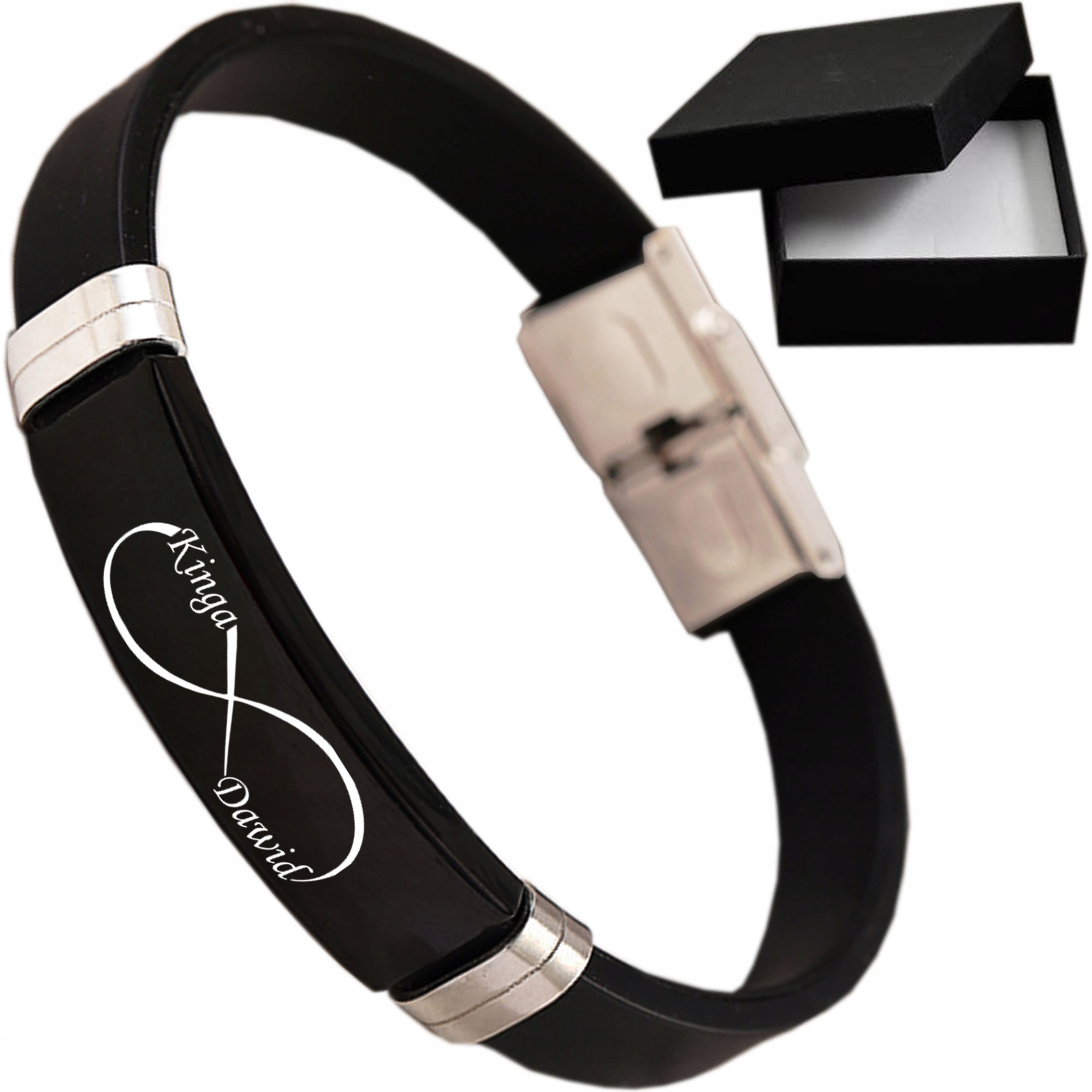 

Bransoletka ze Stali Szlachetnej z Grawerem Gratis