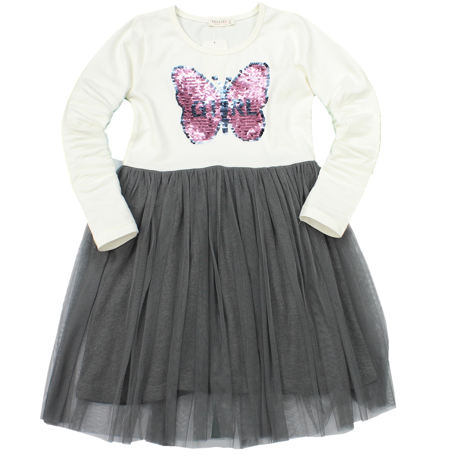 

Sukienka Tiulowa Magiczne Cekiny Motylek 152 GH594