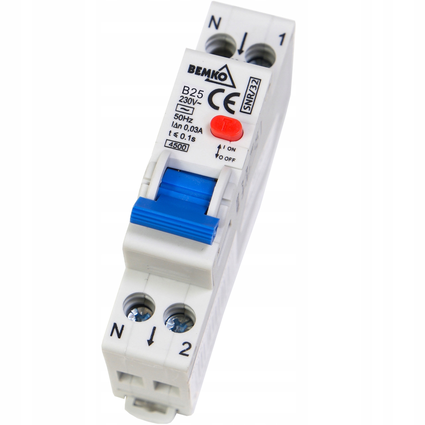 Proudový Diferenciální Spínač S Nadproudovým Proudem 1P B 25A