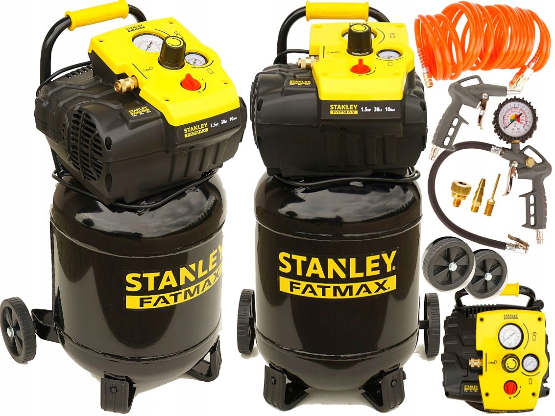 

Stanley Fatmax Kompresor Bezolejowy 30L Zestaw