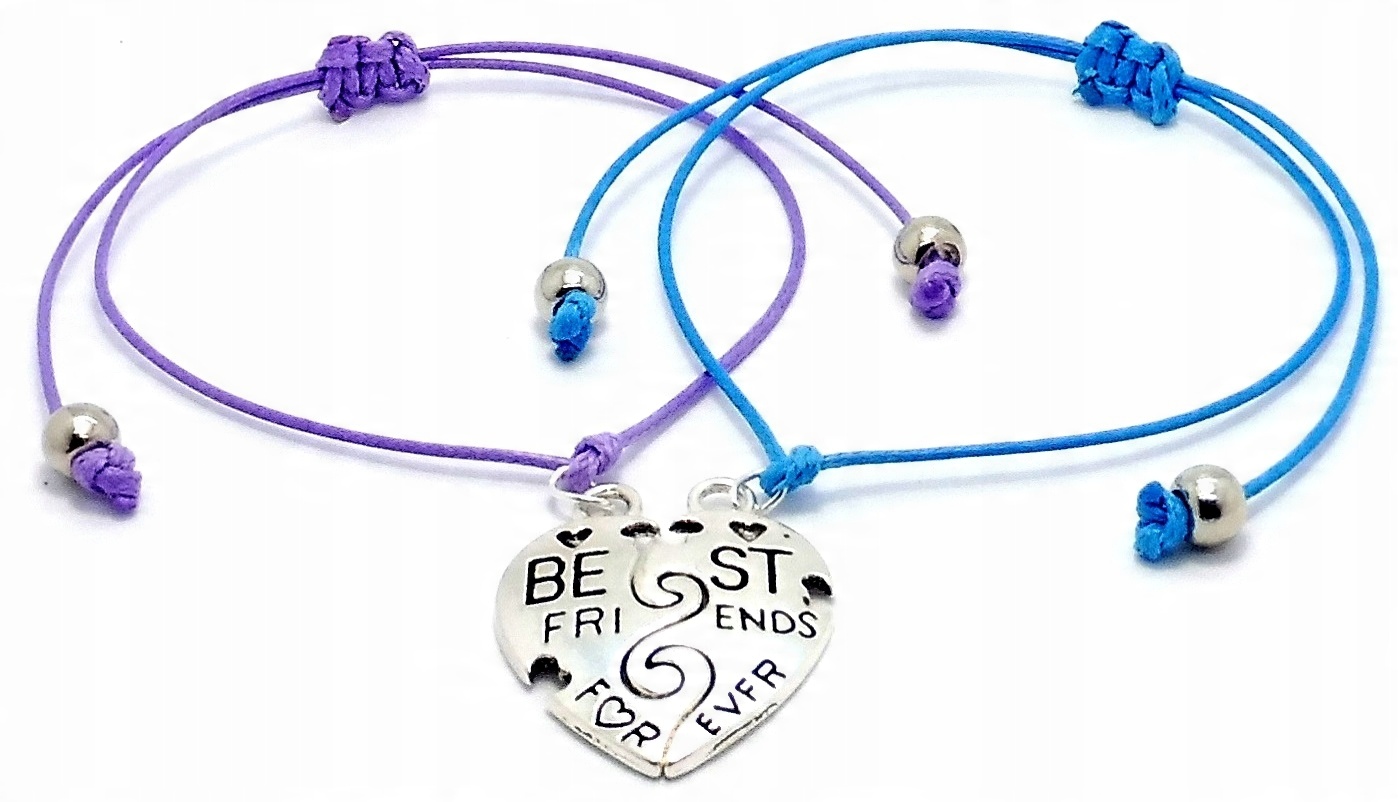 

Bransoletki Przyjaźni Serce Best Friends Forever