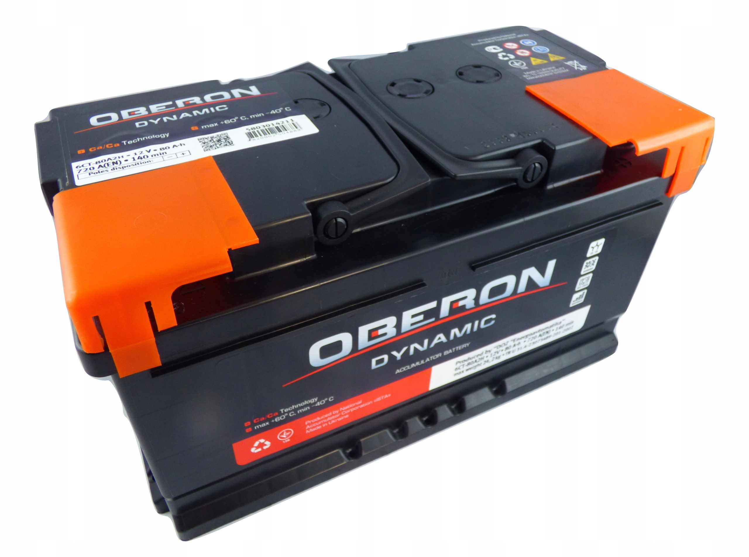 AKUMULATOR OBERON DYNAMIC 80Ah 720A DO -40 STOPNI