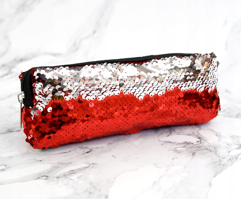 KOSMETYCZKA MAGICZNE CEKINY PIÓRNIK ZMIENIA KOLOR Typ tuba