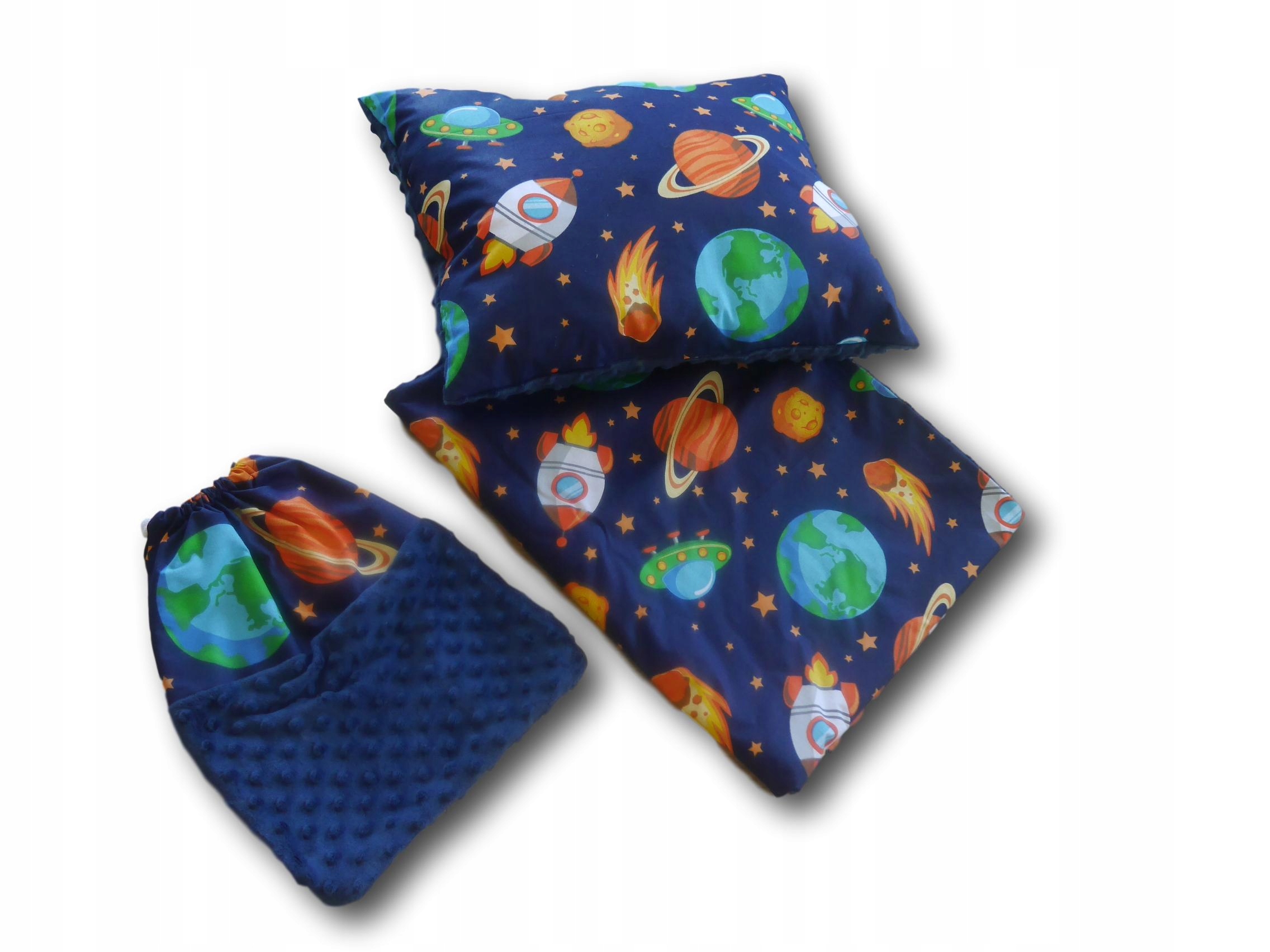 Kocyk poduszka 100/85cm do żłóbka gratis Marka Bobofino