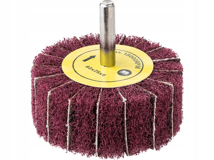 ŚCIERNICA LISTKOWA TRZPIENIOWA 63,5X6 P120 włóknin