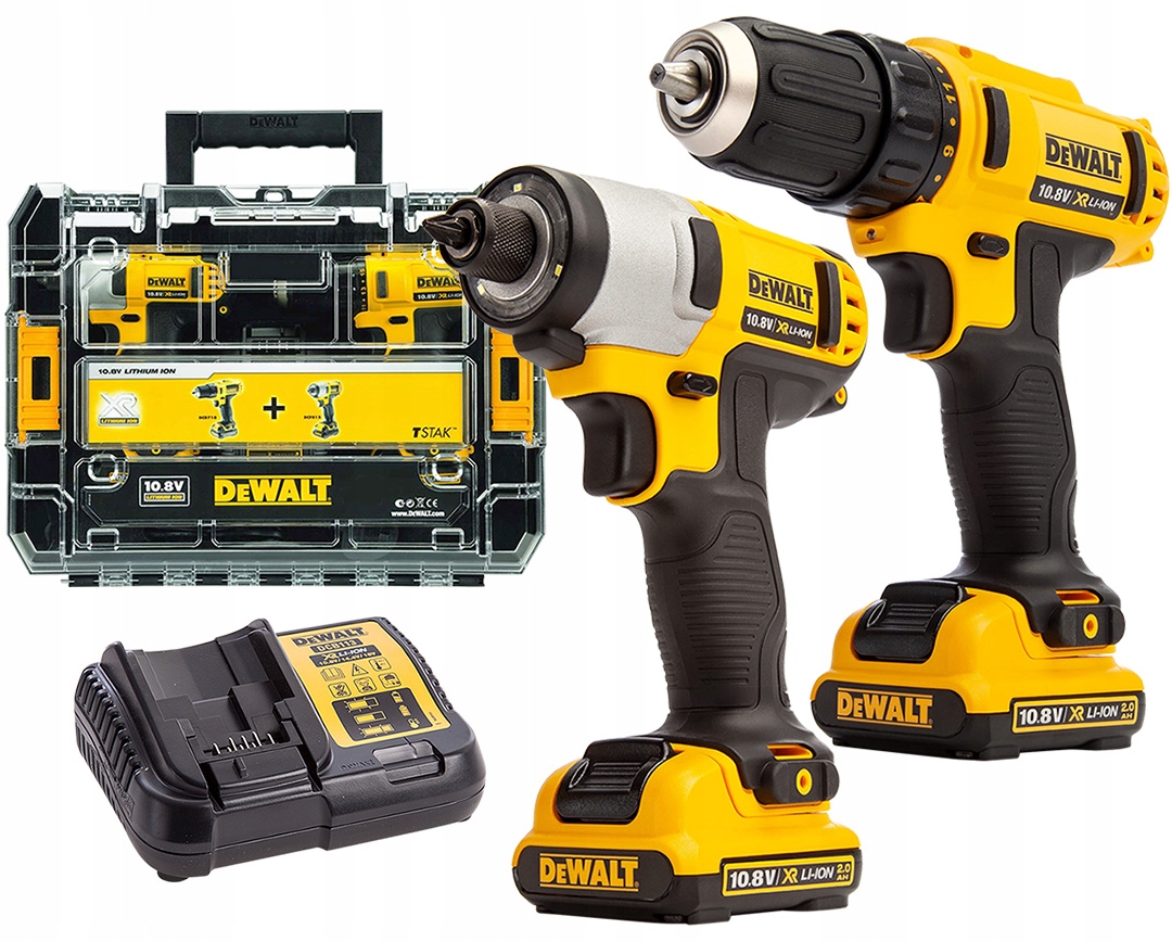 Súprava Dewalt DCK211D2T vŕtačka/skrutkovač 10,8V uťahovačka