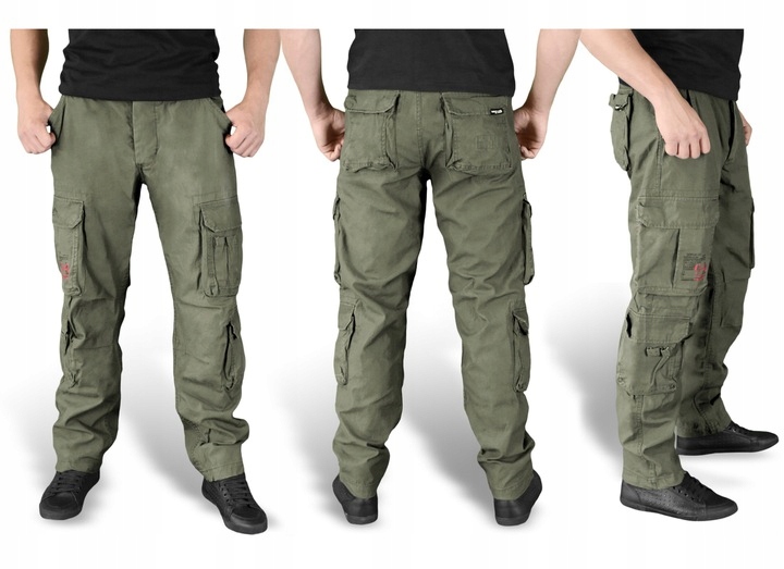 

Oryginał Spodnie Airborne Slim Bojówki Surplus L