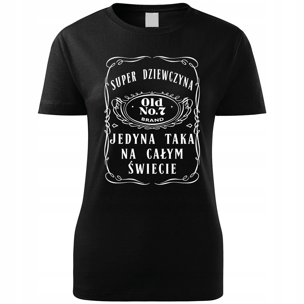 

koszulka czarna Super Dziewczyna Old No. 7 S - XXL