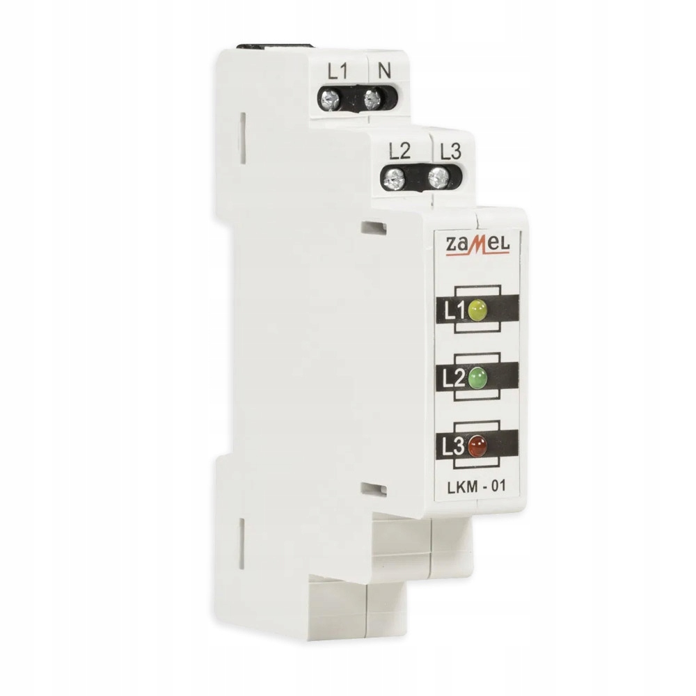 LAMPKA SYGNALIZACYJNA LED 3-KOLORY 3F+N TRÓJFAZOWA