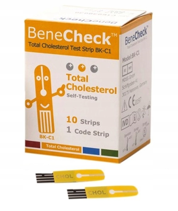 

Benecheck paski do pomiaru poziomu Cholesterol