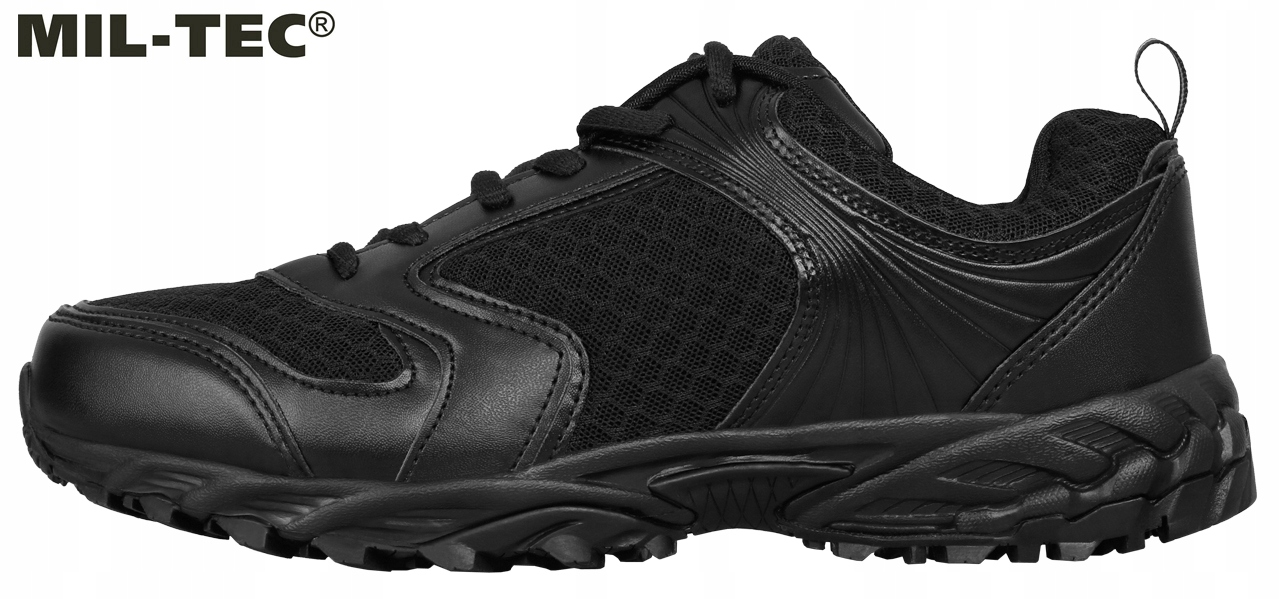 BUTY WOJSKOWE SPORTOWE Bundeswehr LEKKIE Czarne 40 Kolor czarny