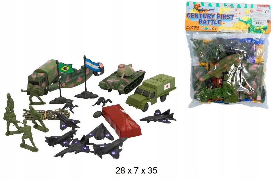 ŻOŁNIERZYKI ZESTAW ŻOŁNIERZE WOJSKO ARMIA POJAZDY EAN (GTIN) 5907773979838