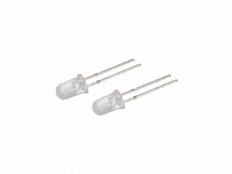 

Dioda Led 5mm 15° waterclear czerwona - 10szt