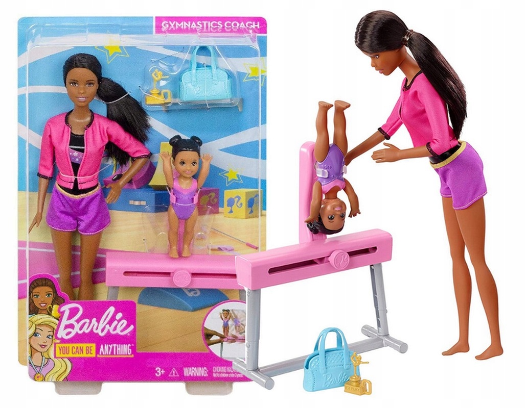 

Lalka Barbie Trenerka Gimnastyki zestaw 2 lalki cz