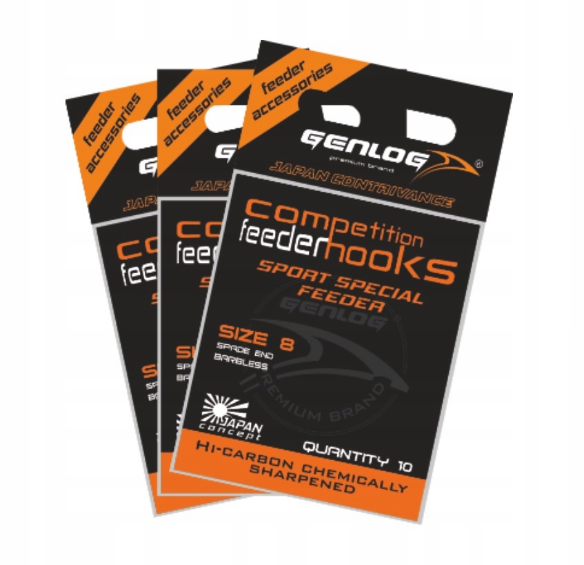 Haczyki Genlog Sport Special Feeder Rozmiar 12 Grunt 10szt Łopatka