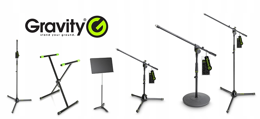 GRAVITY MS 4322 B STATYW MIKROFONOWY WYS 169cm Przeznaczenie do mikrofonu