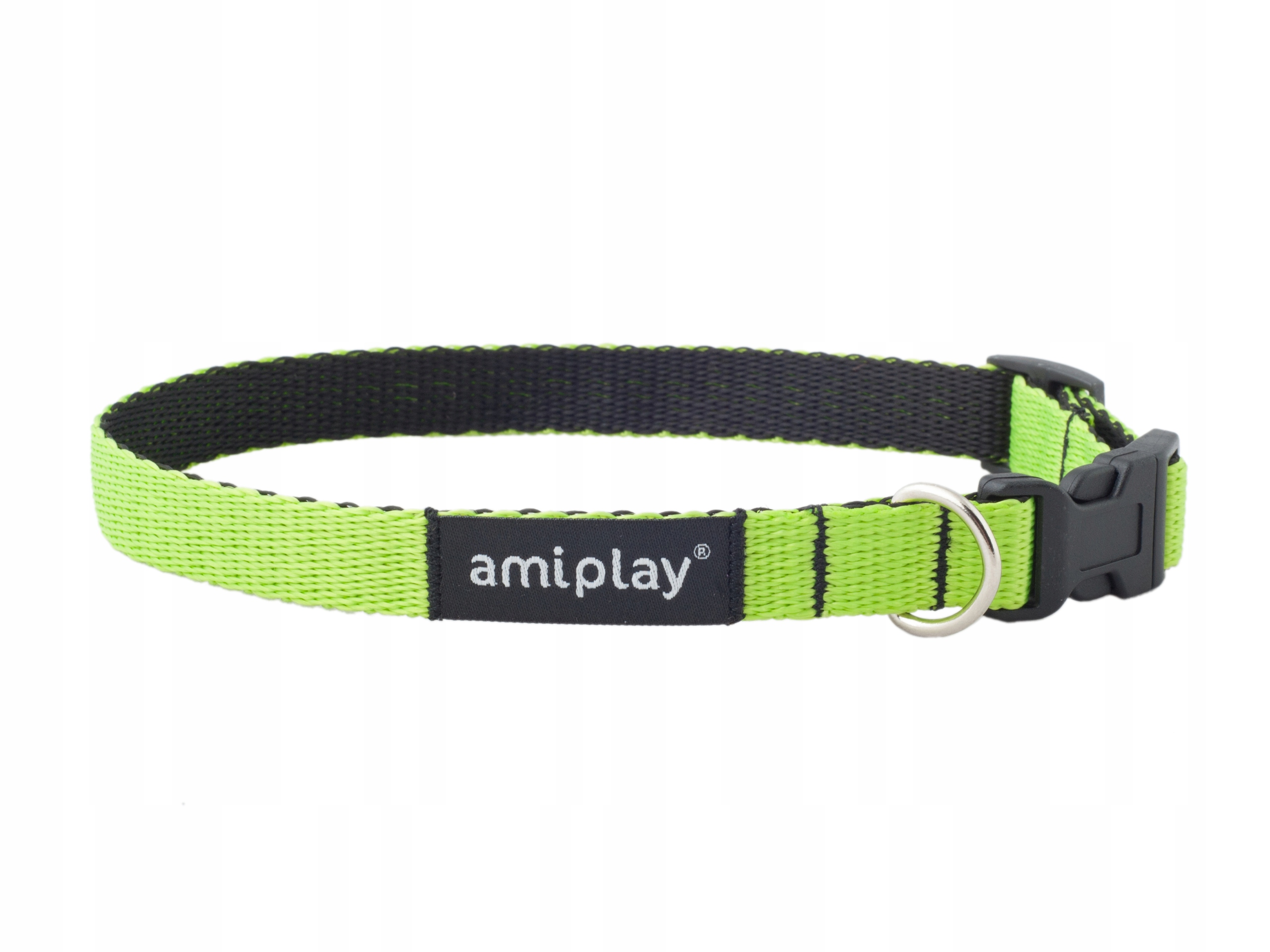 

amiplay Obroża regulowana Twist M Zielona