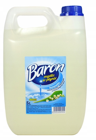 

Mydło W Płynie Baron 5L Antybakteyjne Konwalia!