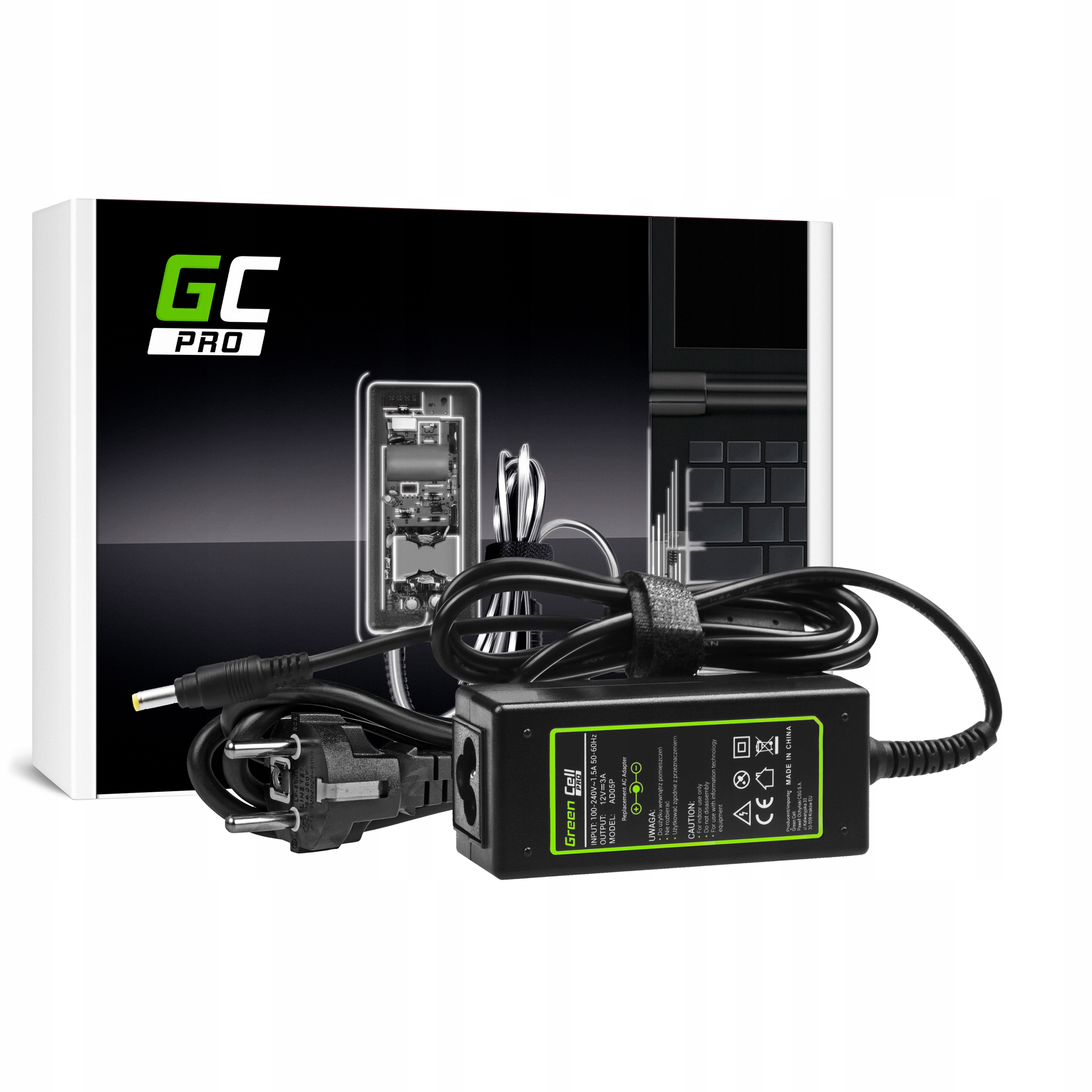 

Zasilacz Ładowarka do Asus 12V 3A 36W 4.8-1.7mm