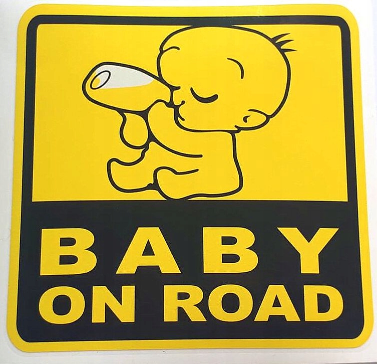 

Baby On Road naklejka na auto